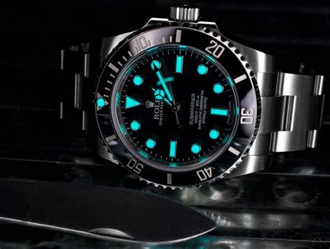 rolex lume years|Rolex luminous face.